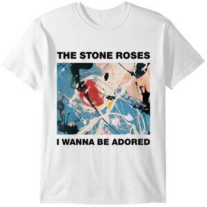 The Stone Roses I Wanna Be Adored 90s Rock Graphic T-Shirt Band Fan Tee 159